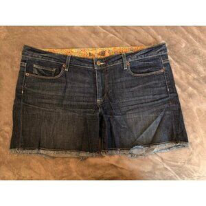 Paige Women Shorts 31 Regular Denim Casual Blue